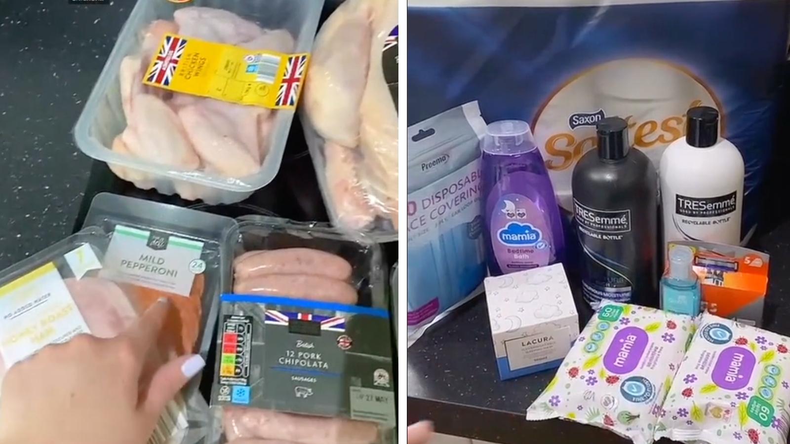 Woman's viral $100 grocery shop