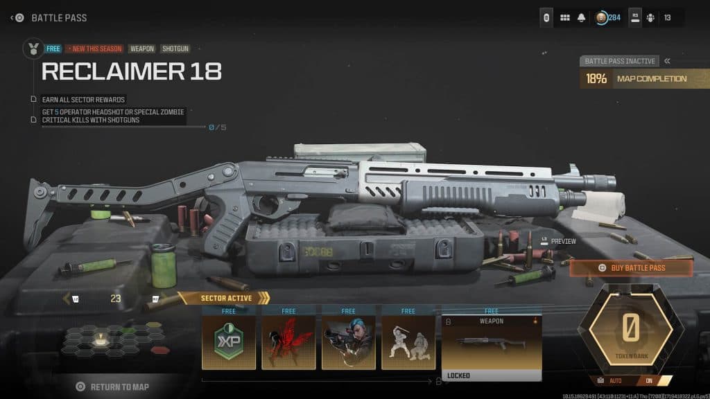 Reclaimer 18 challenges