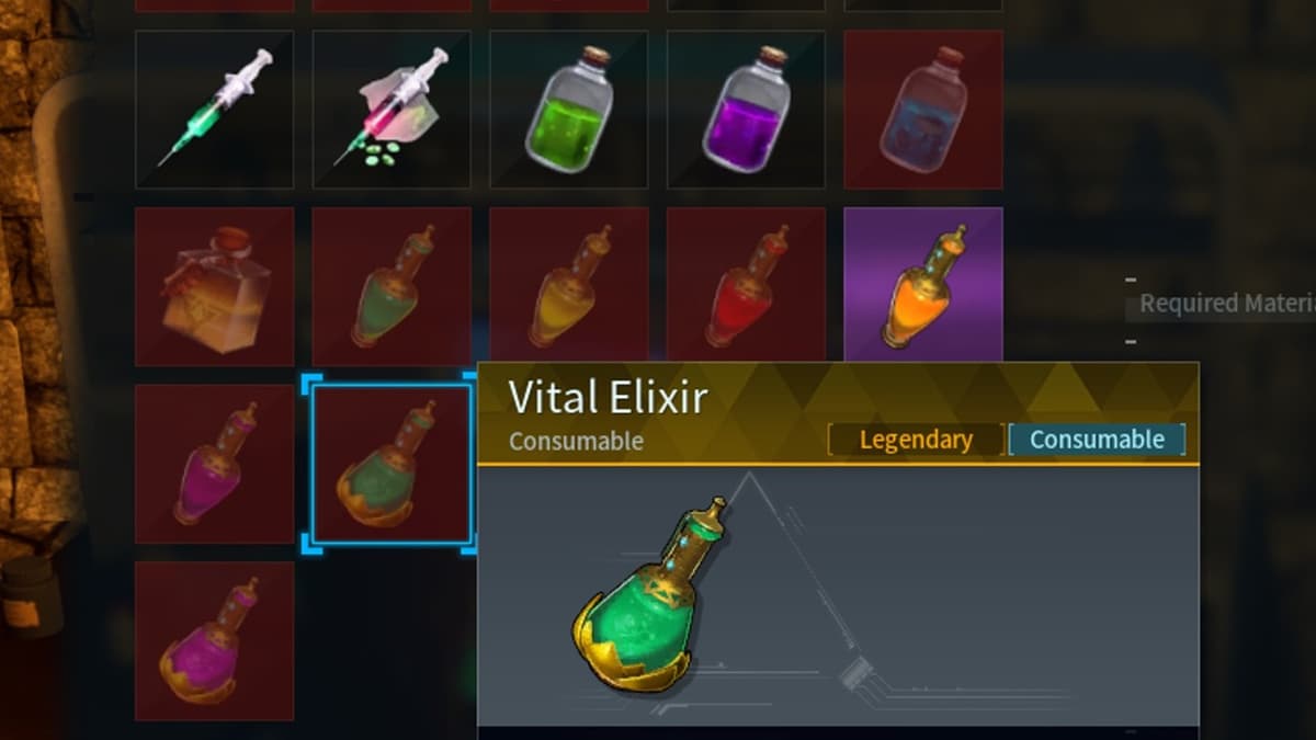 Palworld Remedy and Elixir Recipes