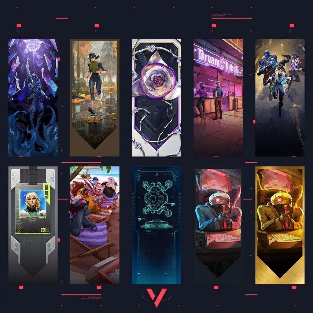 all player cards in Valorant Episode 9 Act 1 Battle Pass