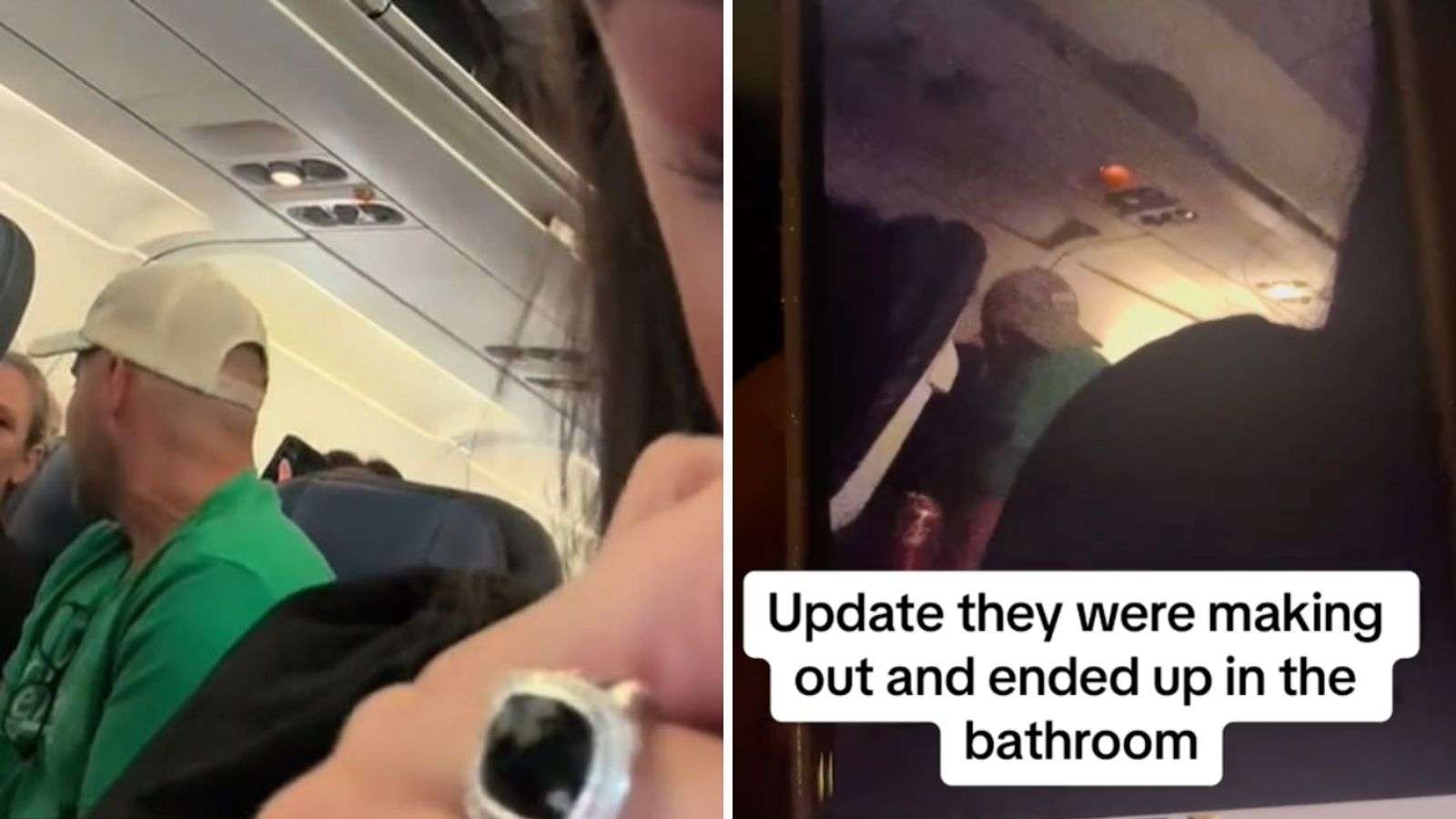 TikToker exposes cheater on plane