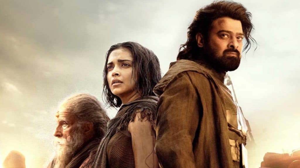 Prabhas, Amitabh Bachchan, and Deepika Padukone in Kalki 2898 AD