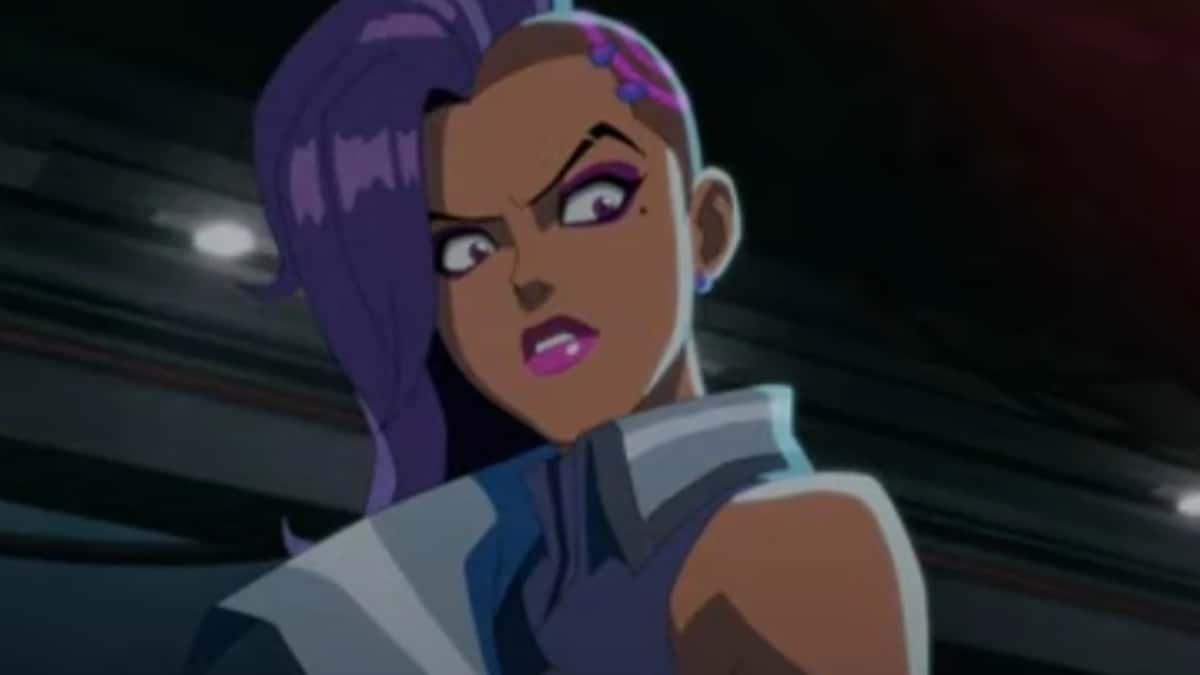 sombra looking shocked in overwatch 2