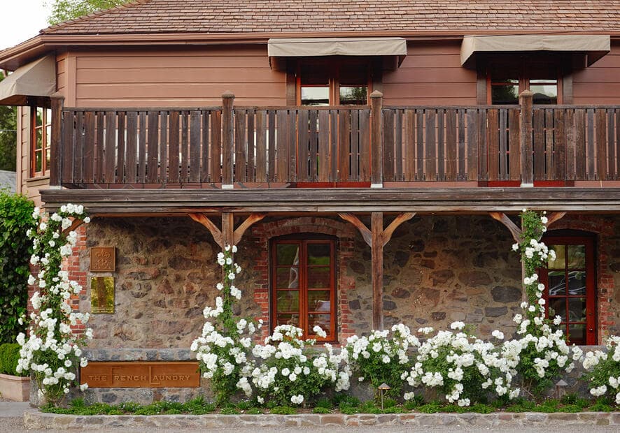 The exterior of The French Laundry