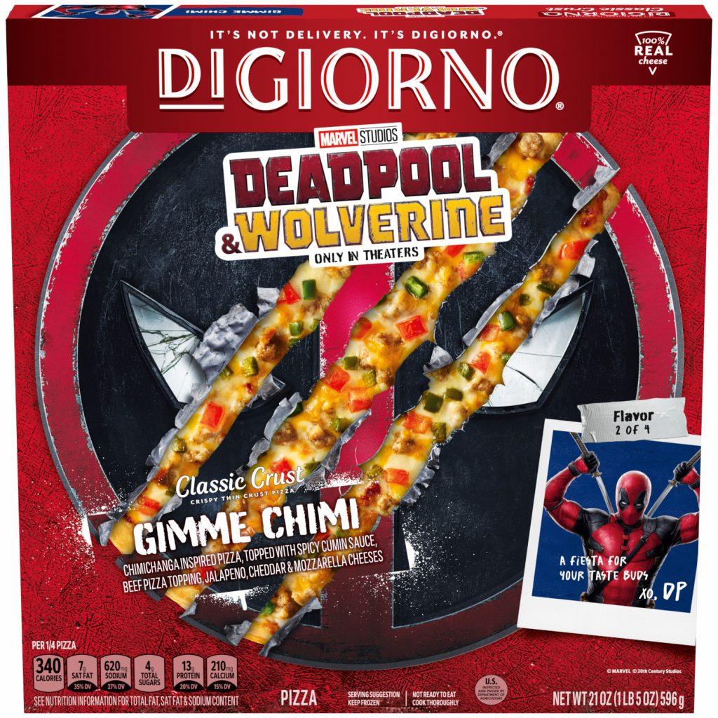 DiGiorno Deadpool & Wolverine-inspired Gimme Chimi pizza