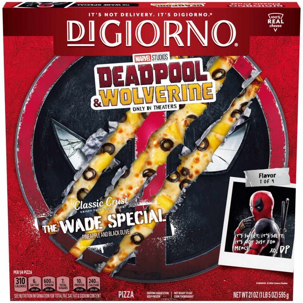 DiGiorno Deadpool & Wolverine-inspired The Wade Special pizza