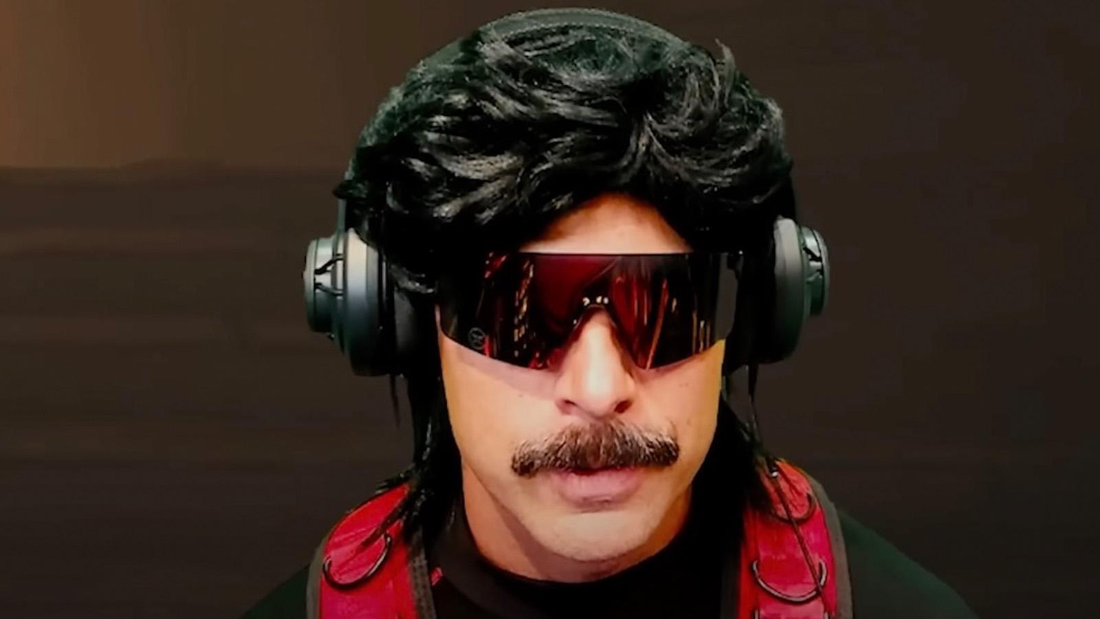 Dr Disrespect looking into the camera