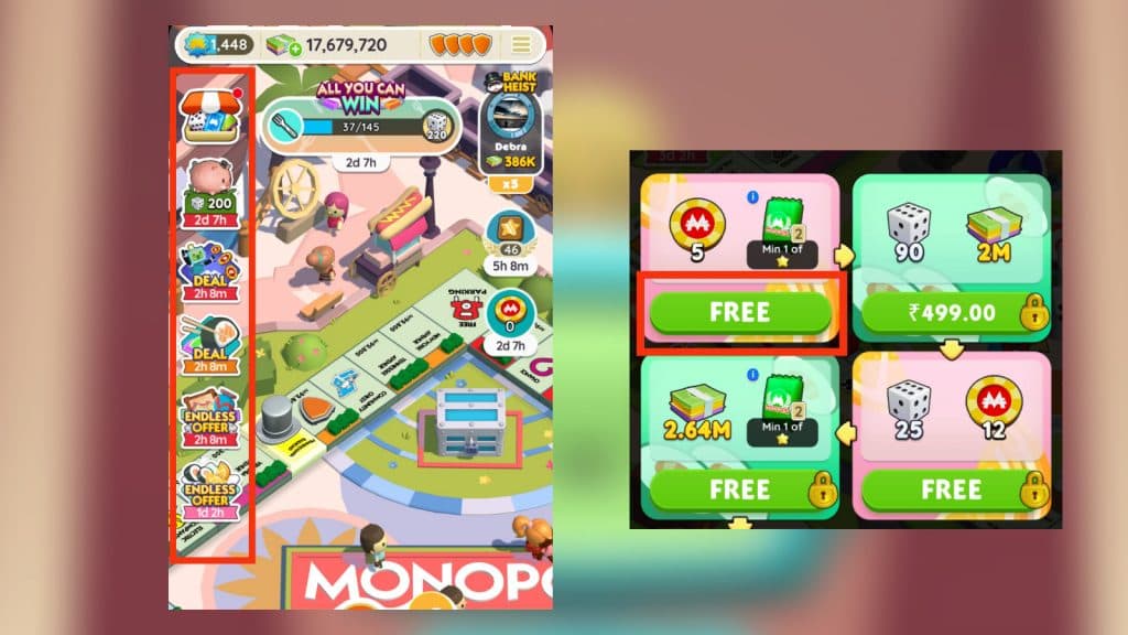 shop in Monopoly Go