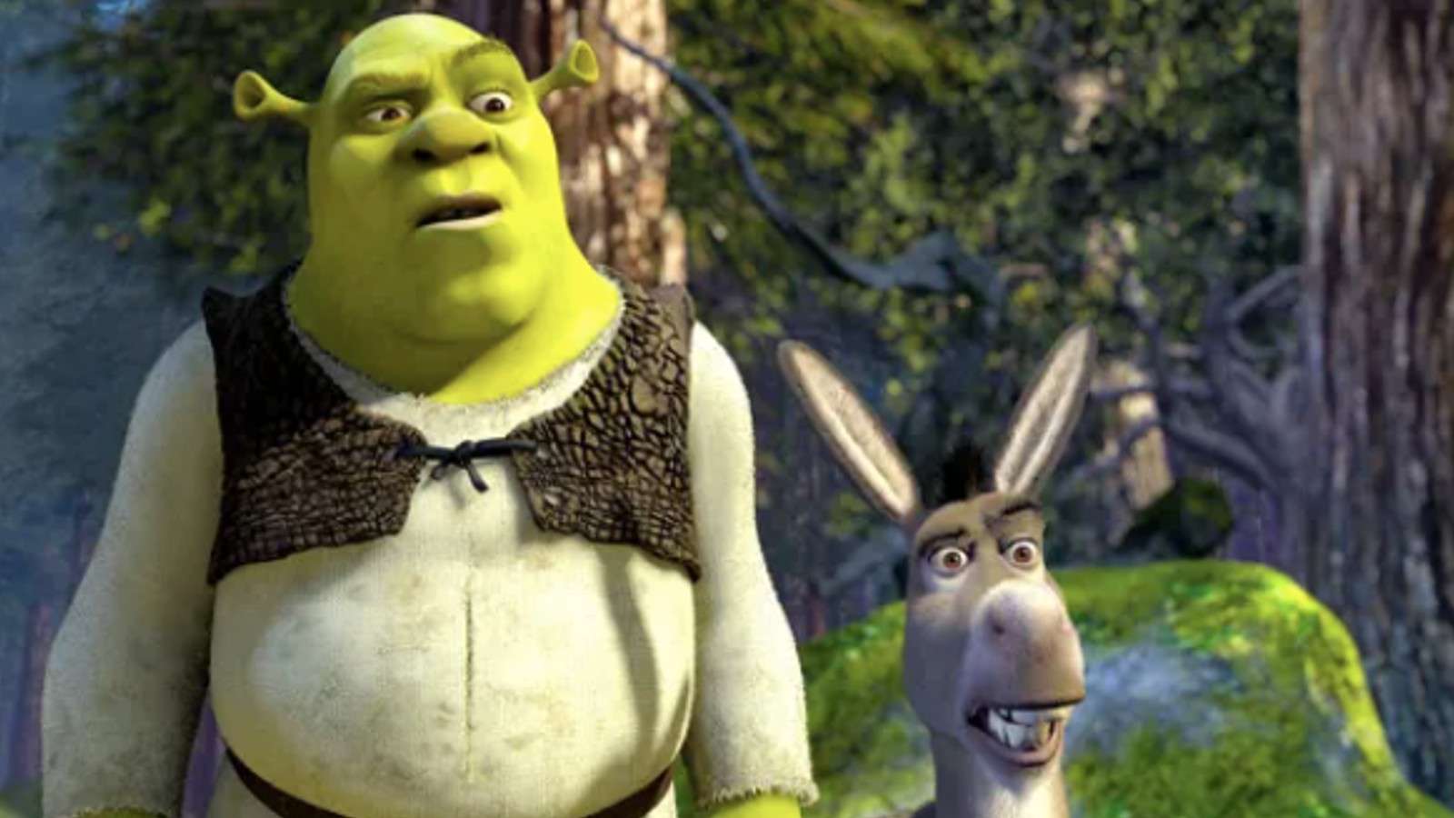 Shrek and Donkey in Shrek 2