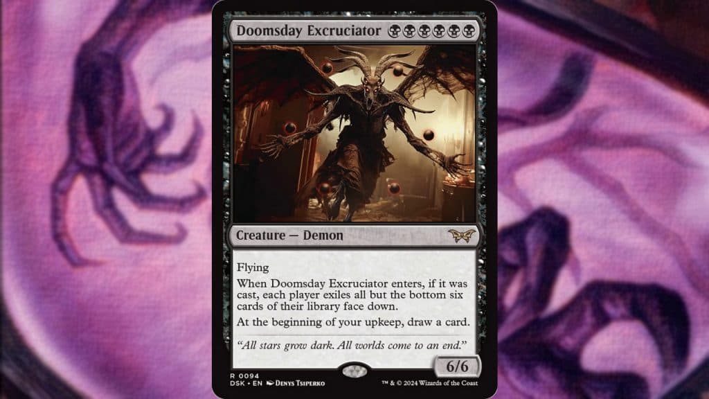 MTG Duskmourn Doomsday Excruciator card