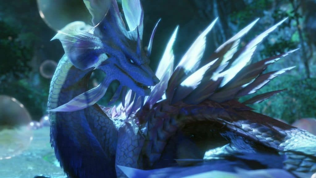 Mizutsune in Monster Hunter Rise