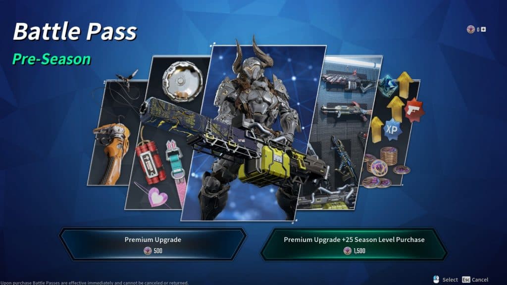 an image of the first descendant pre-season battle pass