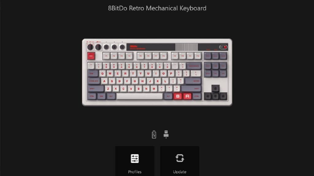 8BitDo retro mechanical keyboard software