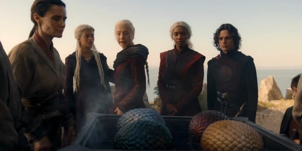 Daenerys' dragons in House of the Dragon Episode 3