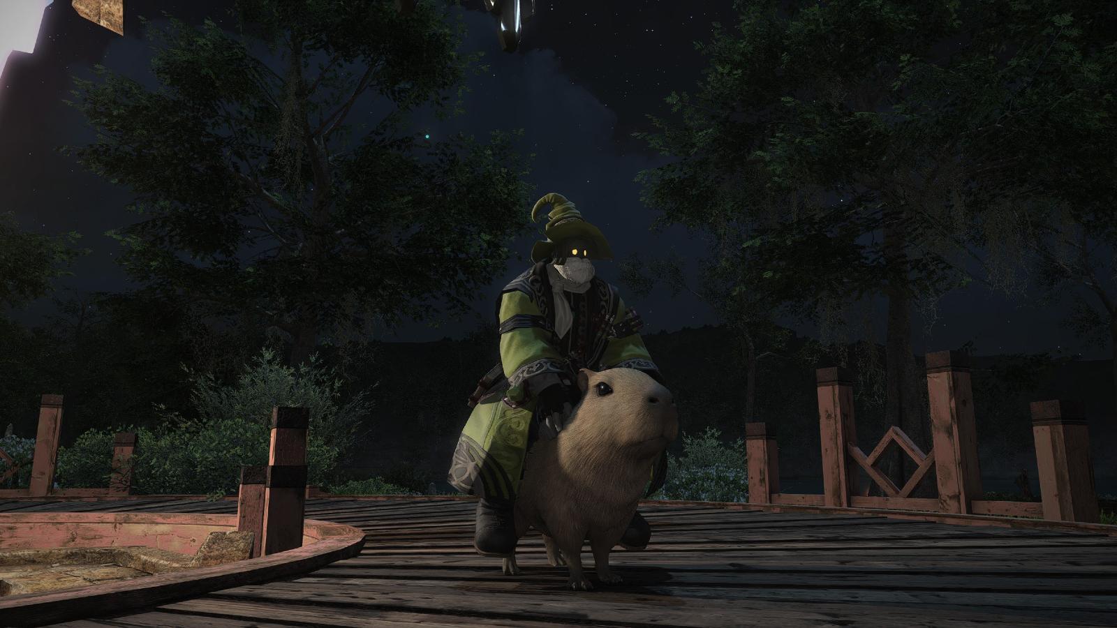 FFXIV Capybara Mount