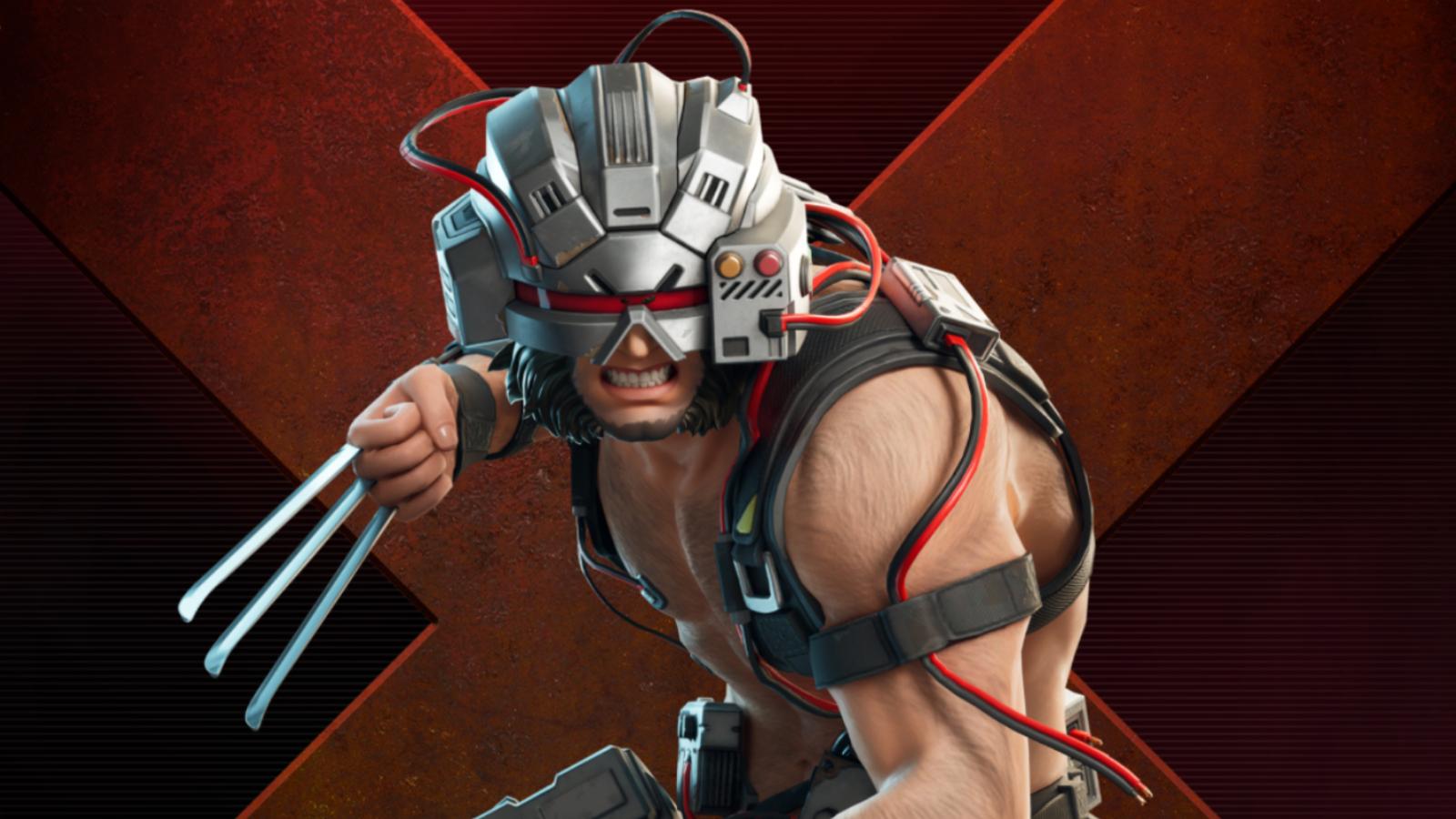 Fortnite Weapon X Wolverine skin.