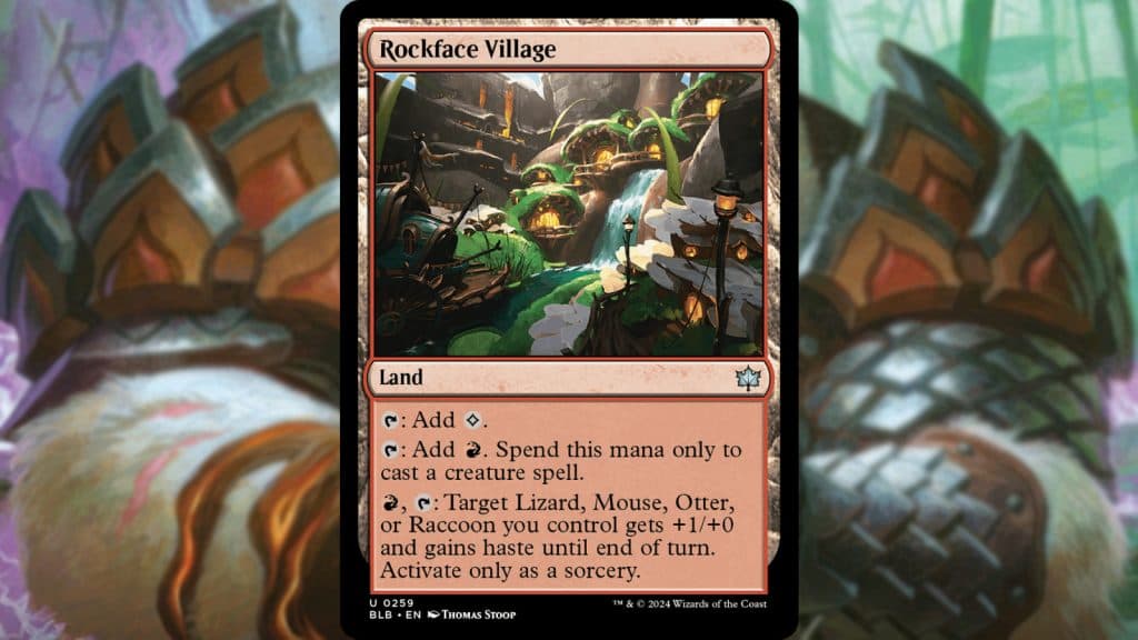 MTG Bloomburrow Rockface