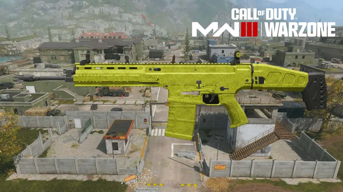 Green and black MTZ 762 on top of Warzone Urzikstan map