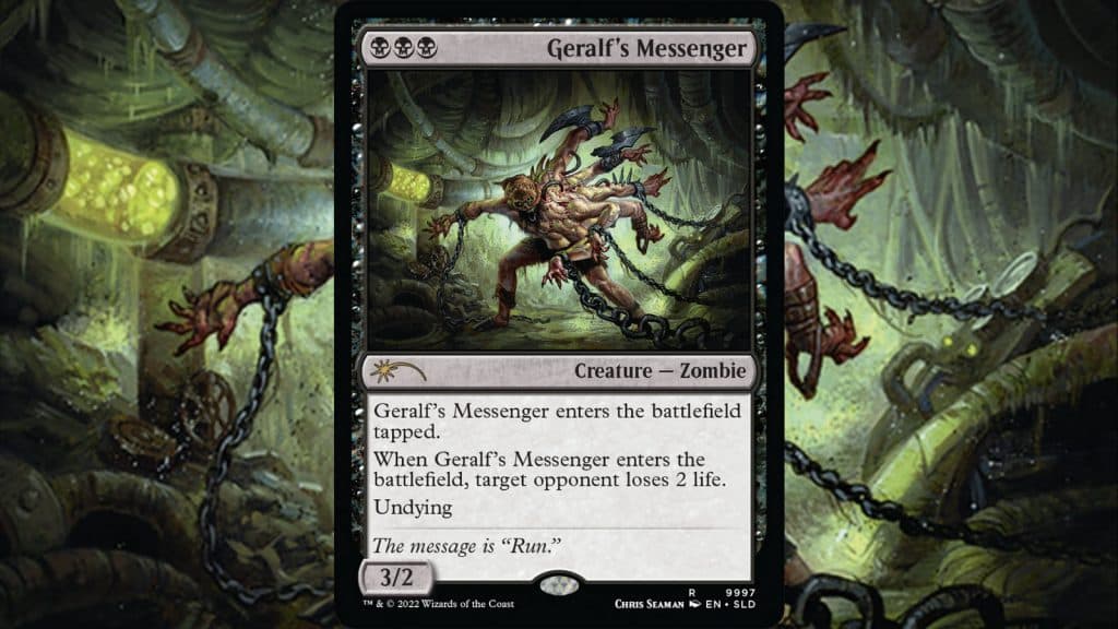 Geralf's Messenger Zombie MTG card