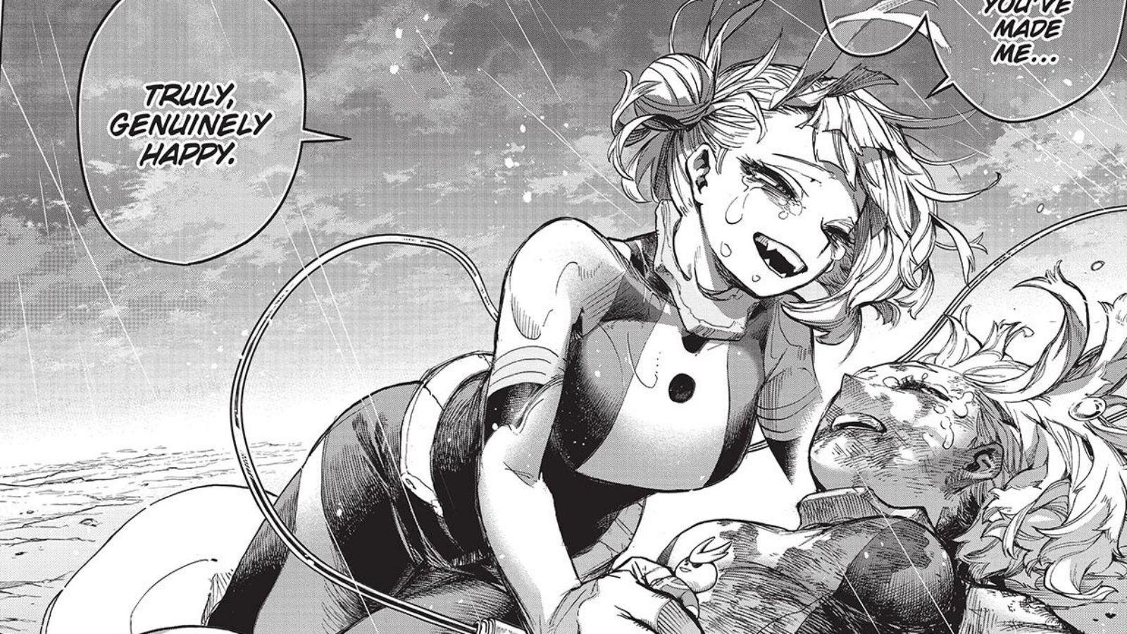 Toga deciding to save a dying Ochako