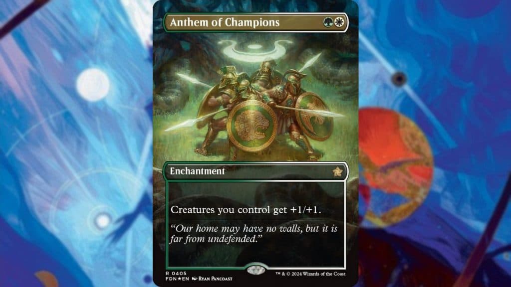 MTG Foundations Anthem of Champions