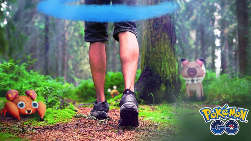 Key art for Pokemon Go shows a Trainer using Incense and exploring