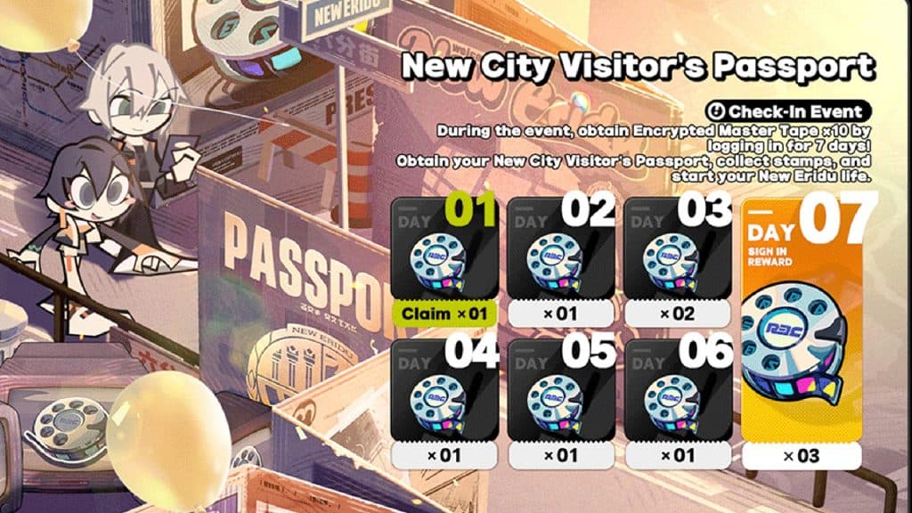 New City Visitor's passport event in ZZZ