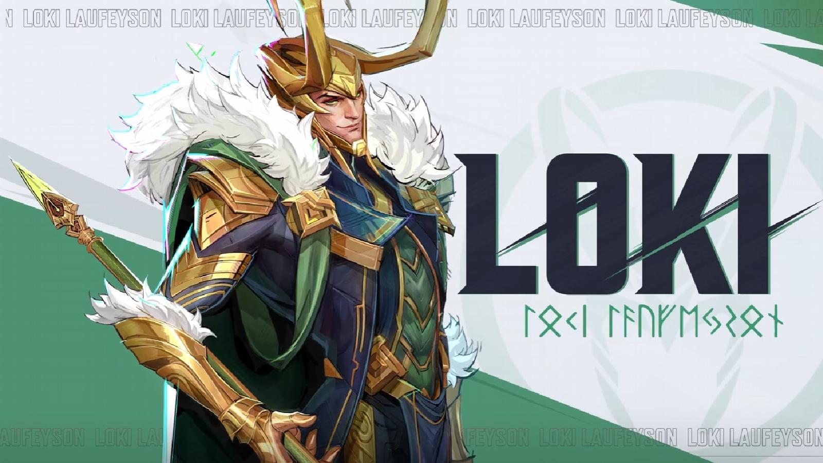 Marvel Rivals Loki splash art