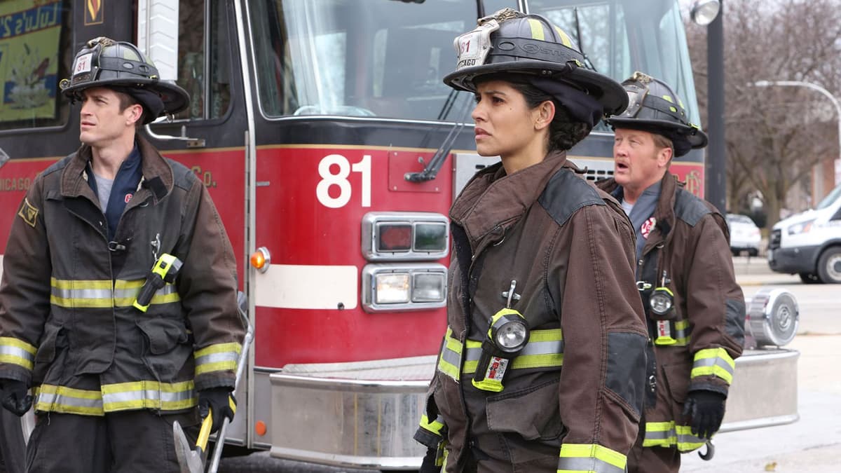 The Chicago Fire cast in Season 12.