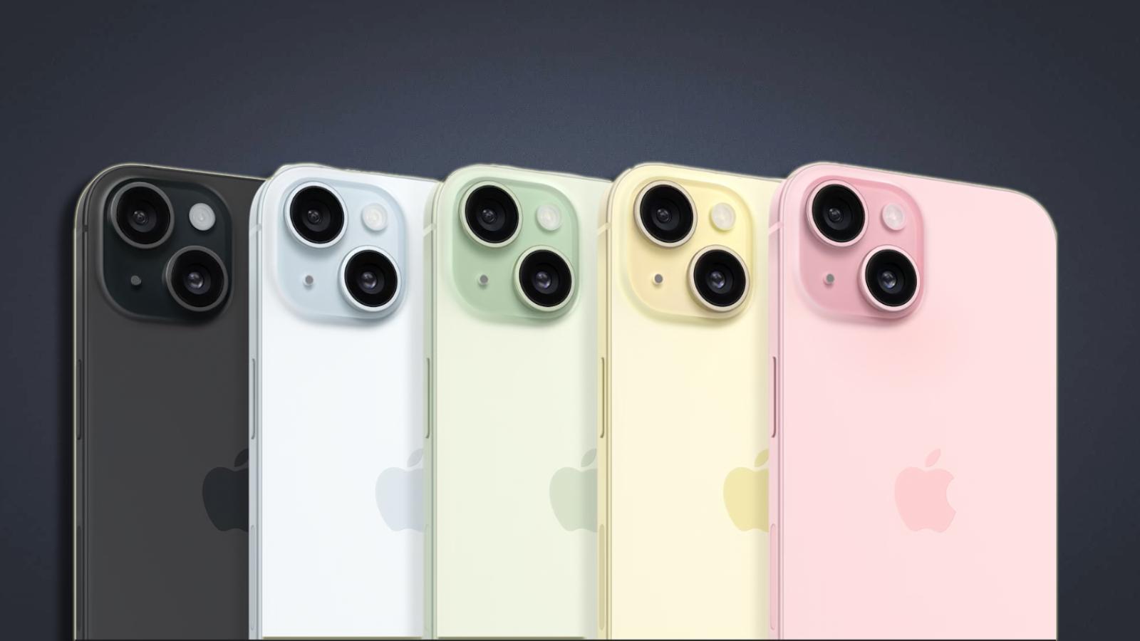 iPhone 15 colors