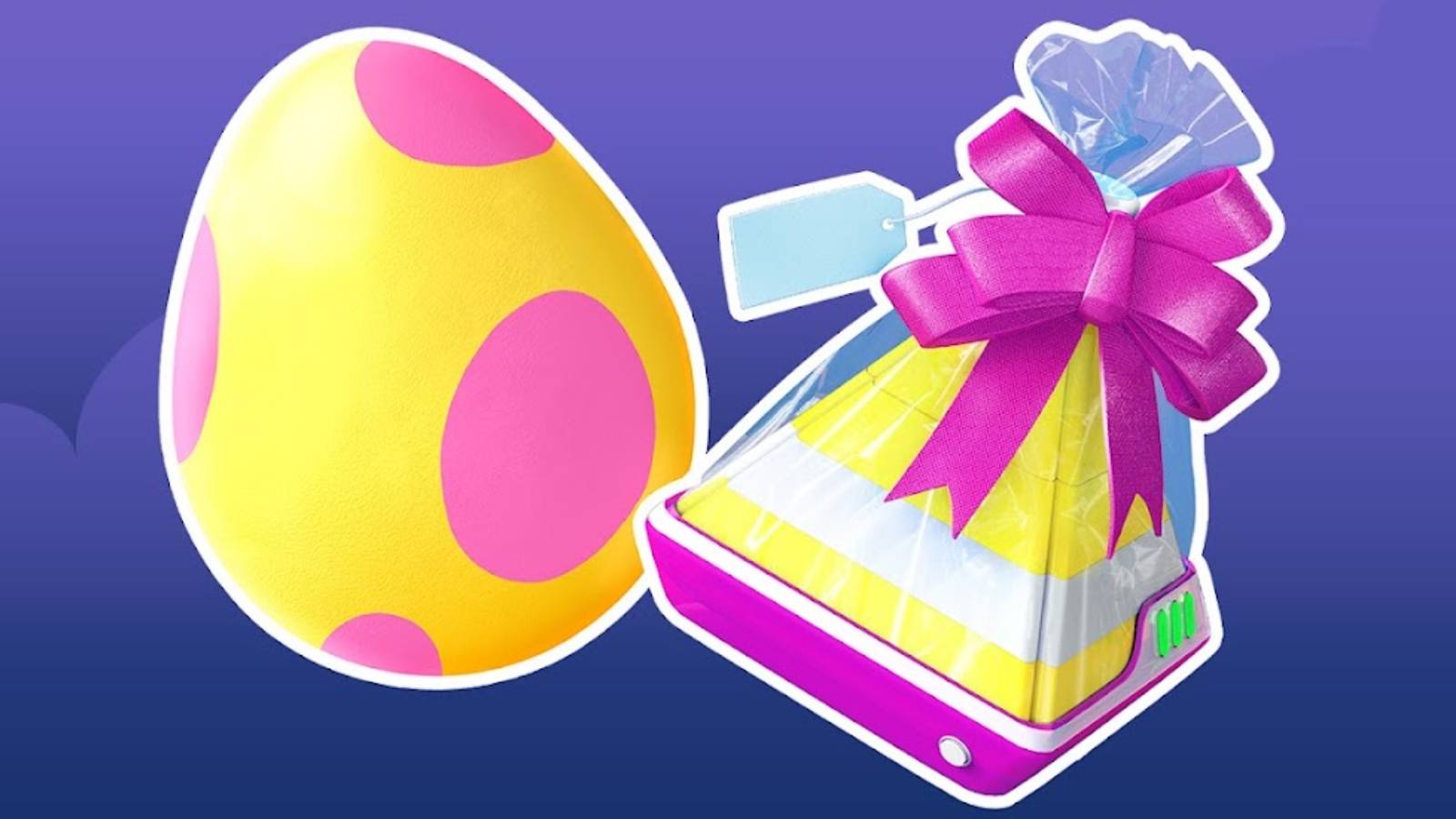 Key art for Pokemon Go shows an Egg and a Gift next to each other