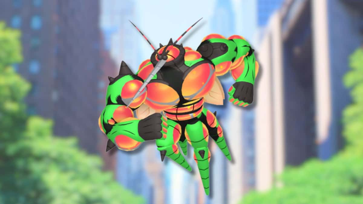 Shiny Buzzwole Pokemon in New York.