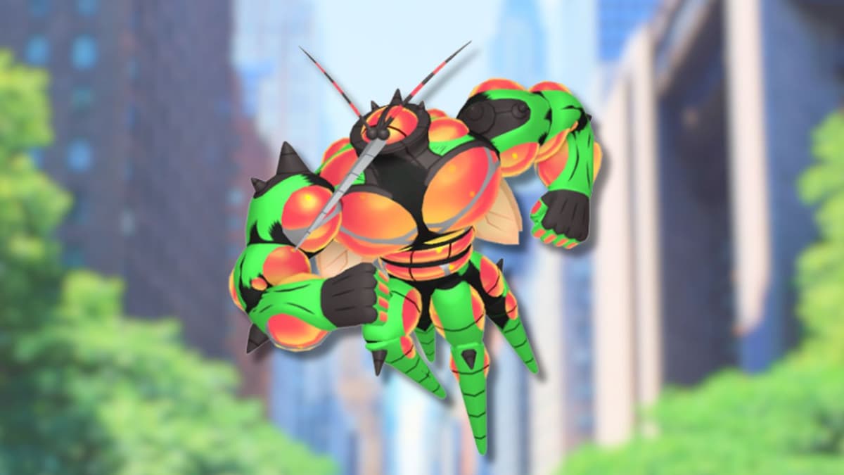 Shiny Buzzwole Pokemon in New York.