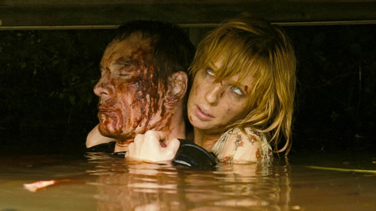 Kelly Reilly and Michael Fassbender in Eden Lake