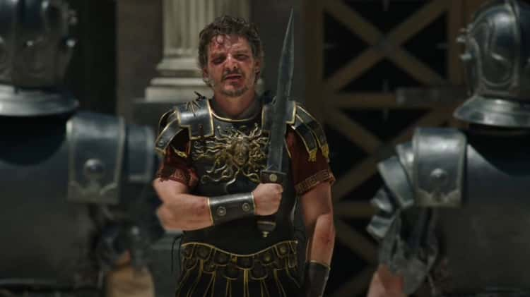 Gladiator 2 reveals shark and rhino fights in first insane trailer ...