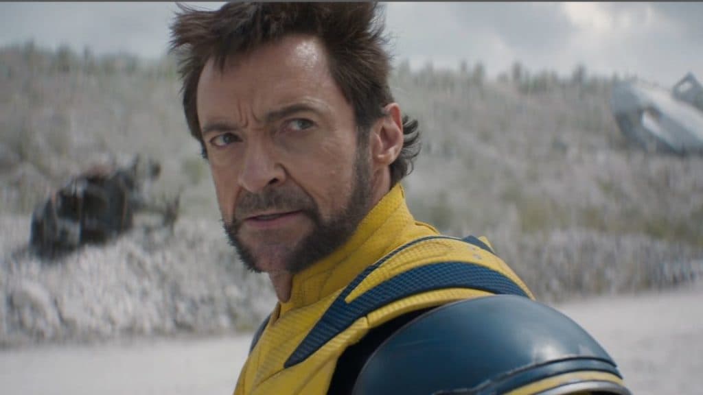 Hugh Jackman's Wolverine scowls at the camera