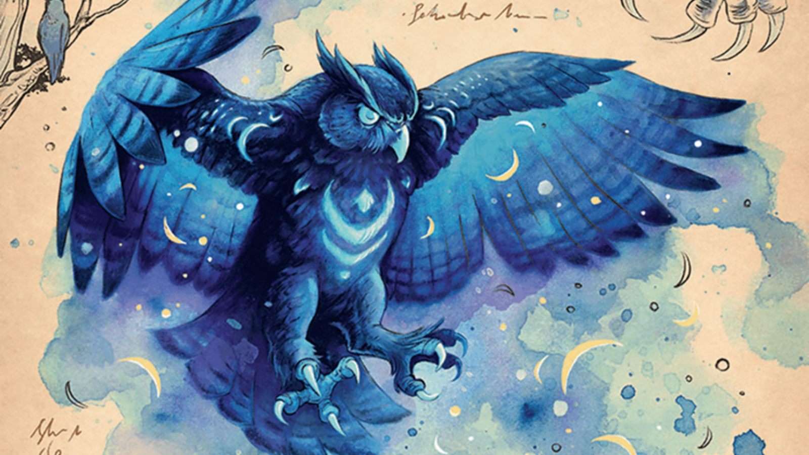 MTG Maha Bloomburrow Owl Commander