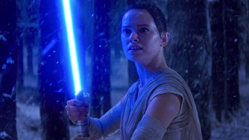 Daisy Ridley as Rey in Star Wars: The Force Awakens