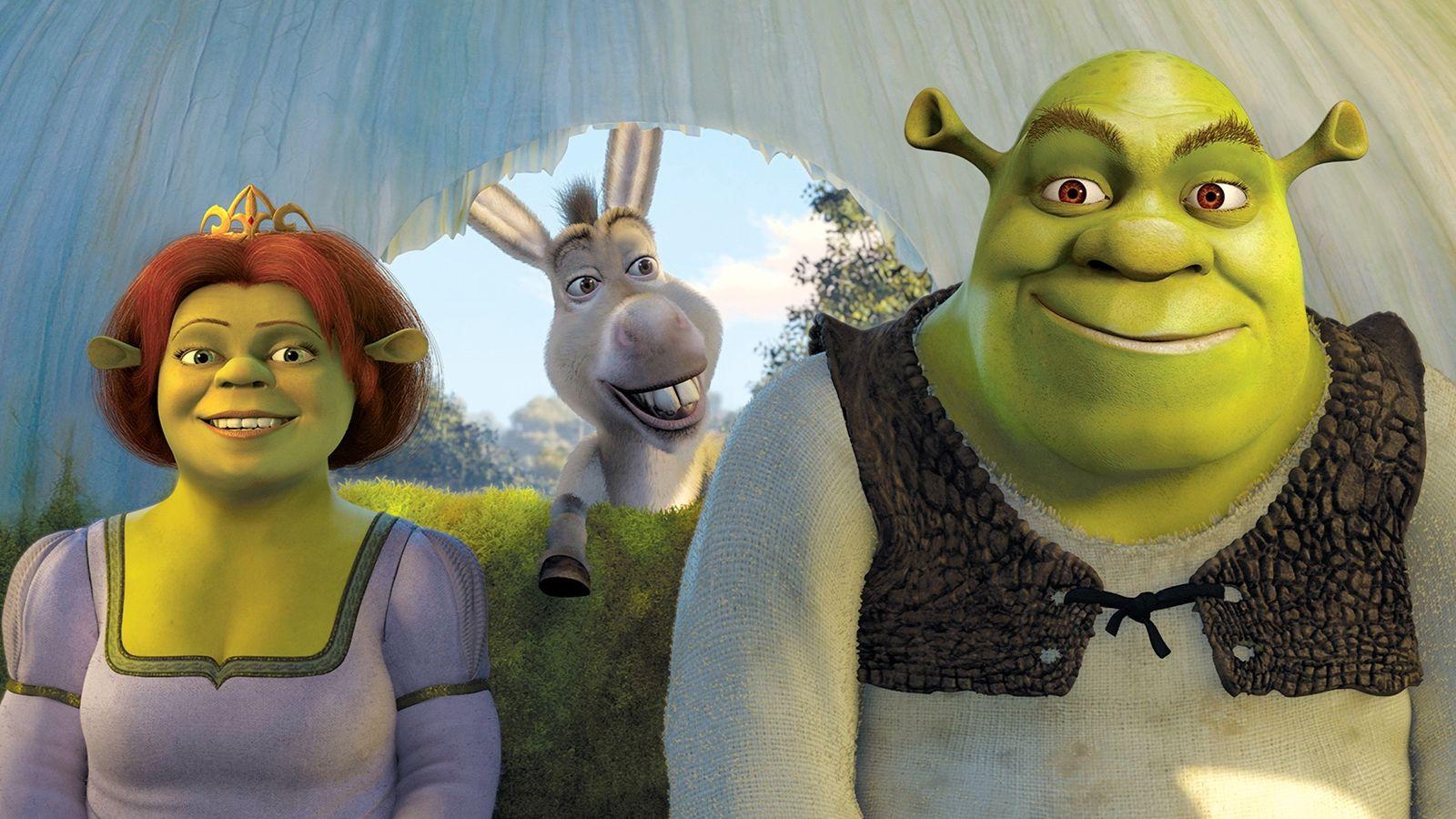 The cast of Shrek 2