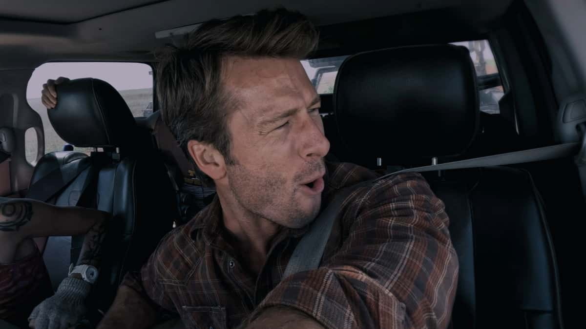 Twisters soundtrack: Glen Powell as Tyler Owens in Twisters