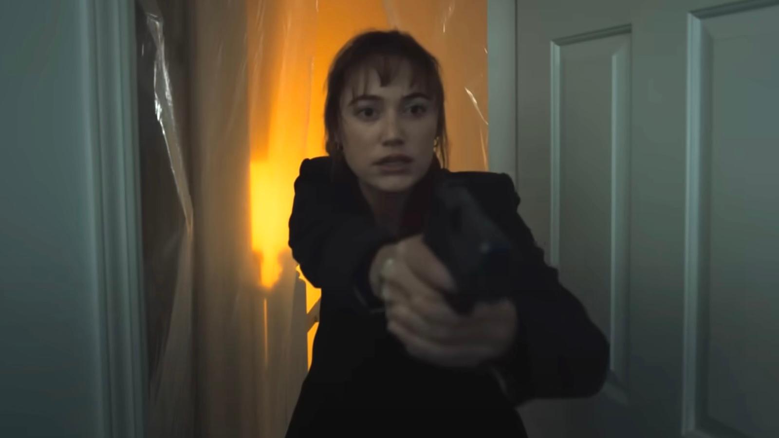 Maika Monroe as FBI agent Lee Harker in Longlegs