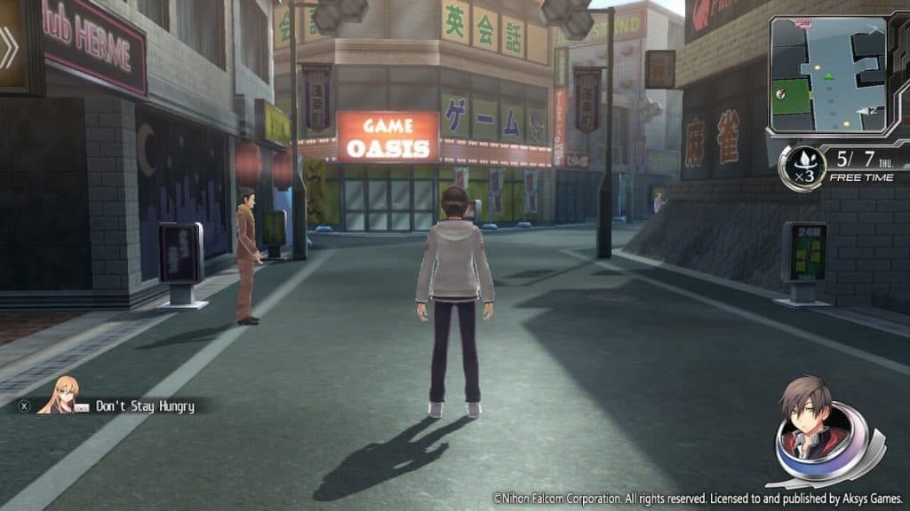 An image of Tokyo Xanadu eX+ gameplay.