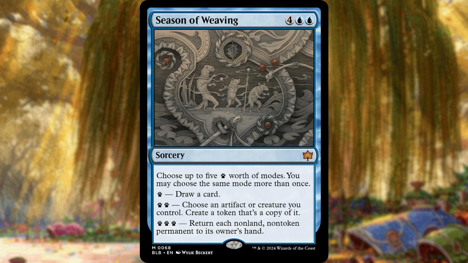 MTG Bloomburrow Season of Weaving