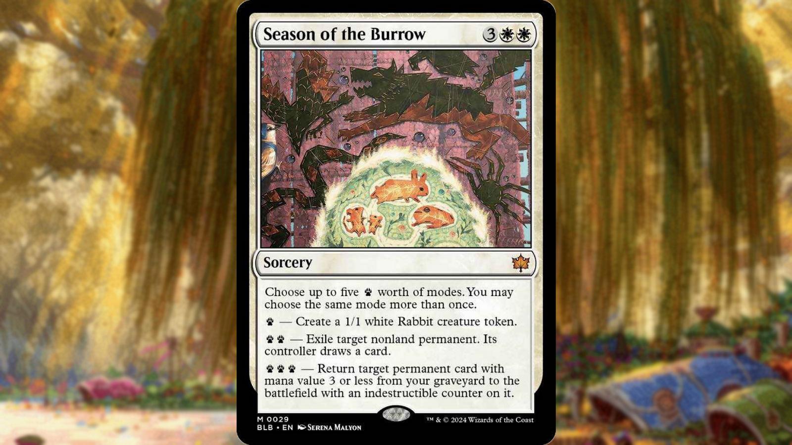 MTG Bloomburrow Season of the Burrow