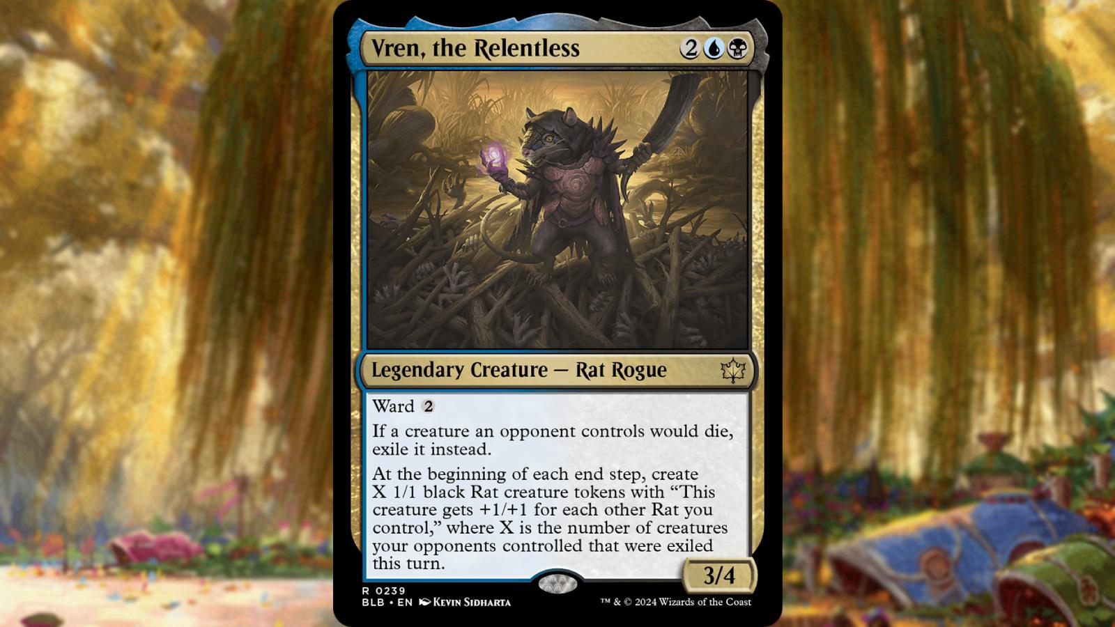 MTG Vren Rat Commander card