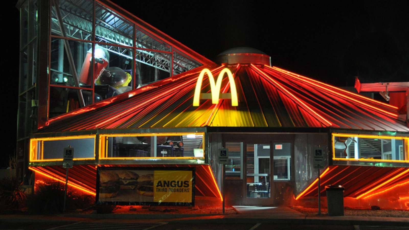 UFO shaped McDonald's