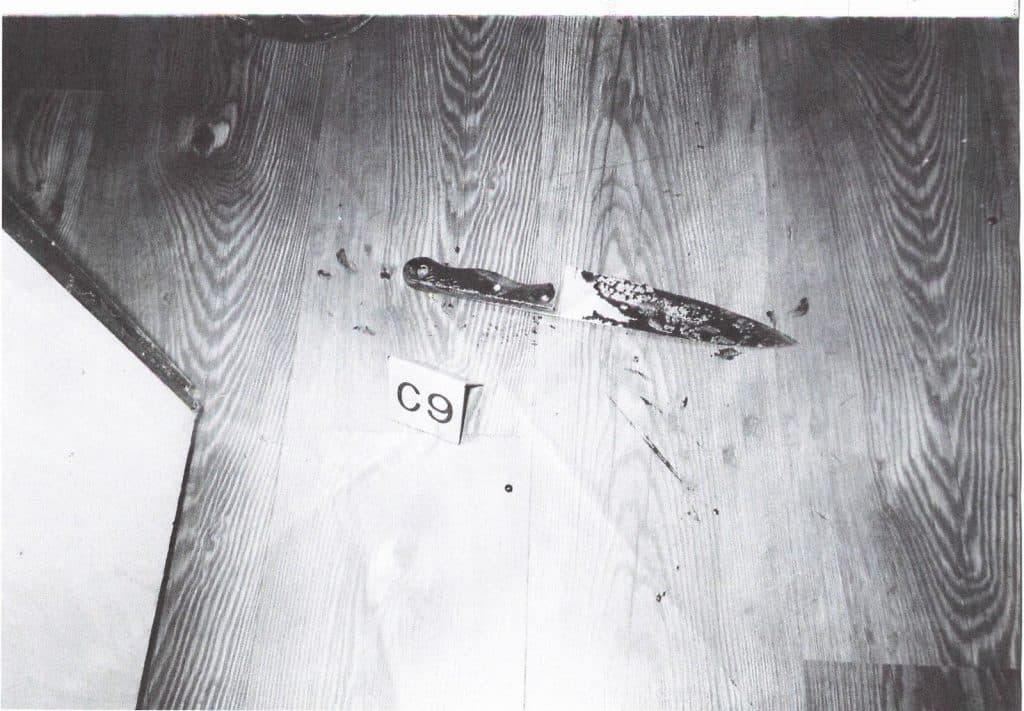 Fake crime scene photo for Longlegs