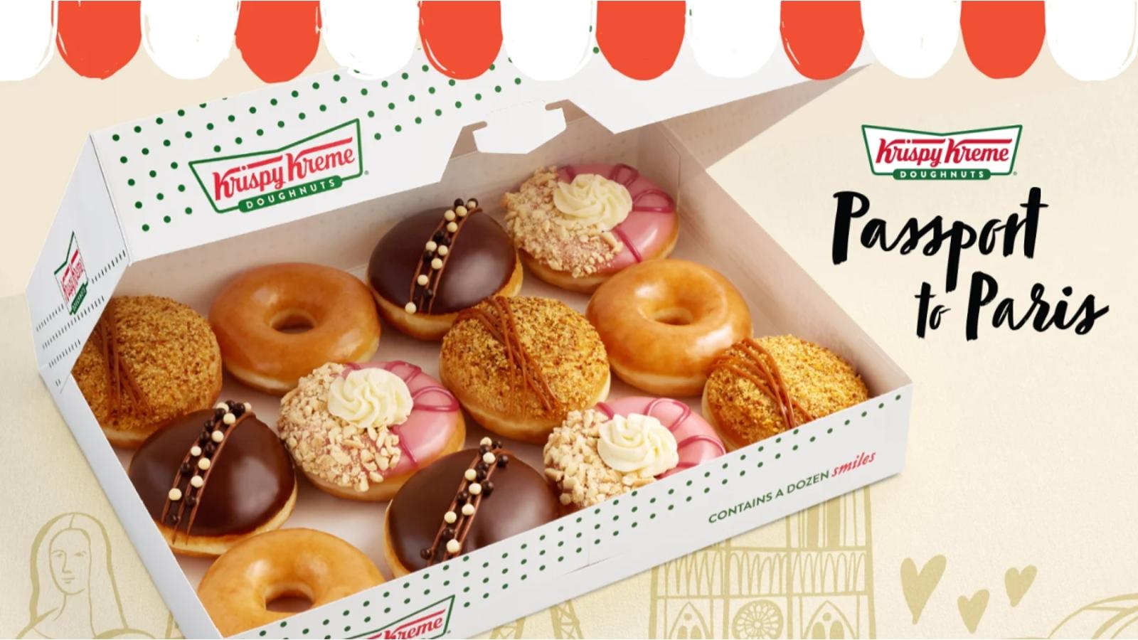 Krispy Kreme выпускает новые пончики, вдохновленные французскими десертами