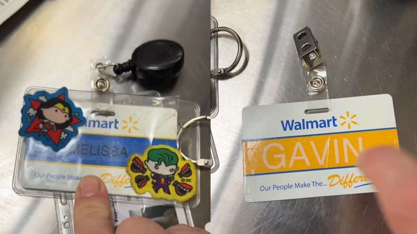 Walmart badge colors