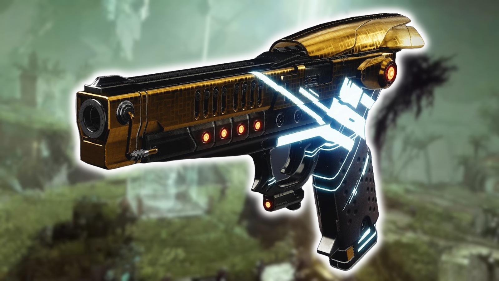 Aberrant Action rocket-assisted sidearm in Destiny 2.